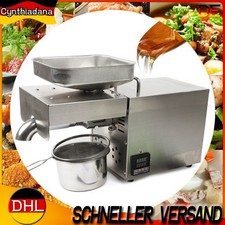 Elektrischer Edelstahl Ölpresse Maschine Ölmühle Pflanzenöl Presse Öl Presser