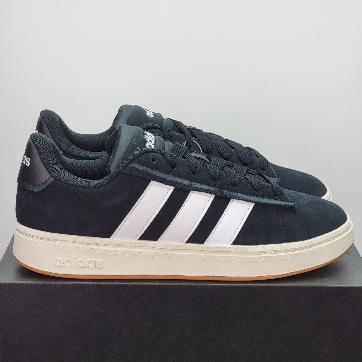 Adidas Grand Court Alpha 00s Mens Black White Shoes Size 13 Sneakers‎ Black Adidas Mens Grand Court Alpha 00 main image 3