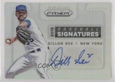 2015 Panini Prizm Baseball Signatures Dillon Gee #24 Auto w5b
