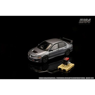HJ644054MP 1/64 Mitsubishi Lancer Evolution 8 MR GSR with engine display model