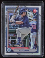 2024 Bowman Chrome #BDC-26 Matt Shaw Refractor