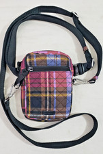 VERA BRADLEY RFID QUILTED COZY PLAID CROSSBODY SMALL PURSE