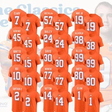 Denver Broncos Throwback Name & Number: Surtain, Bonitto, Nix, Davis, McLaughlin
