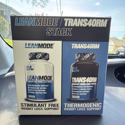 EVL Weight Loss Support Stack - Trans4orm + LeanMode - 60 + 50 Servings