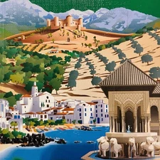 Vintage Spain Balearic and Canary Islands Tour Guidebook by Michelin 1998