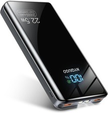 Power Bank 20000mAh USB-C Portable Charger 22.5W PD Fast Charging Battery Pack