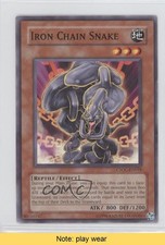 Iron Chain Snake Unlimited YuGiOh Crossroads of Chaos #CSOC-EN018 2008 READ 0b5