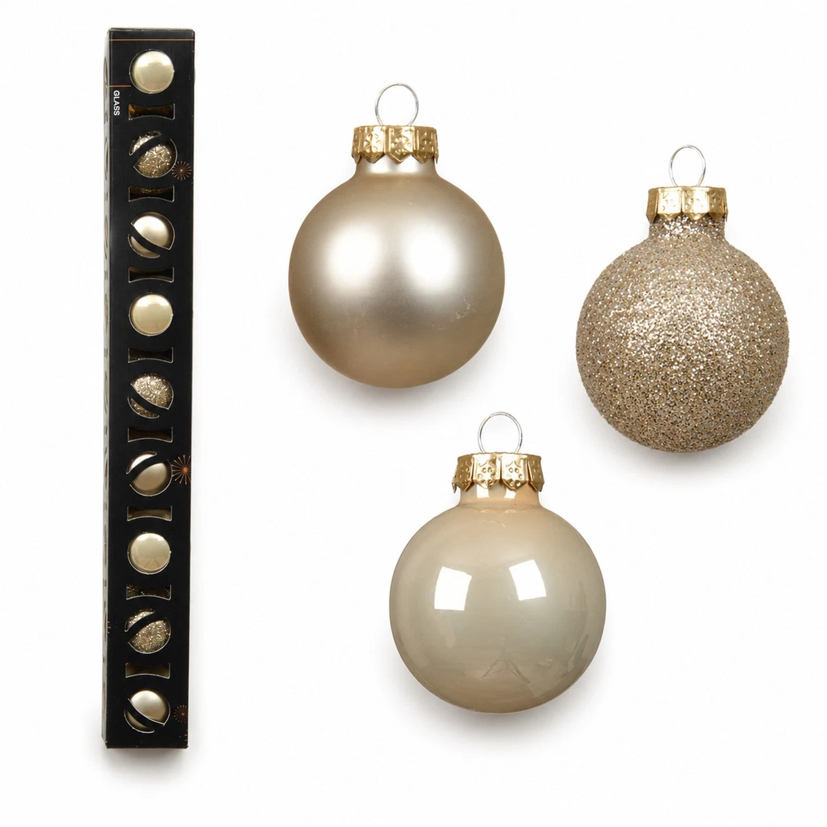 Beige Kugeln aus Glas online kaufen