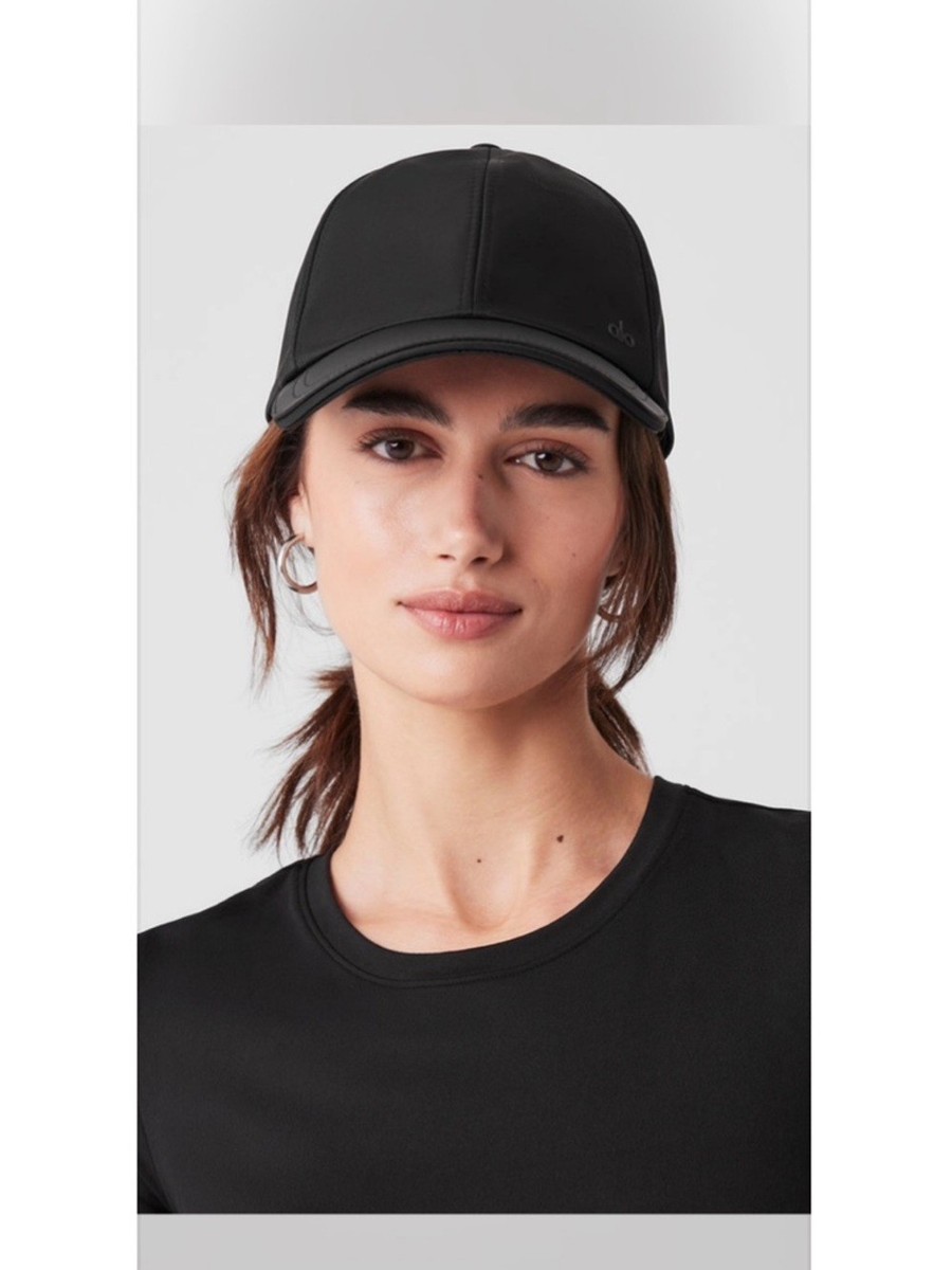 帽子 alo satin off duty cap ALO Yoga Satin Off Duty Hat in Black. | eBay