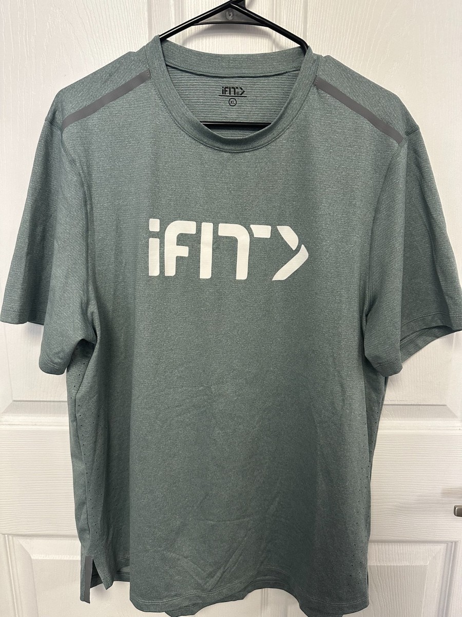 iFIT Heather Gray Men's T-Shirt, X Large, Short Sleeve