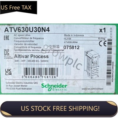 SCHNEIDER Electric ATV630U30N4 Converter 3KW 3HP Altivar Process ATV630 50/60Hz