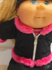 21.. Cabbage Patch doll 20th anniversery 1983-2003 signed pink Blac dress