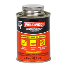 DAP Weldwood 3 oz Tan Original Contact Cement Adhesive Can
