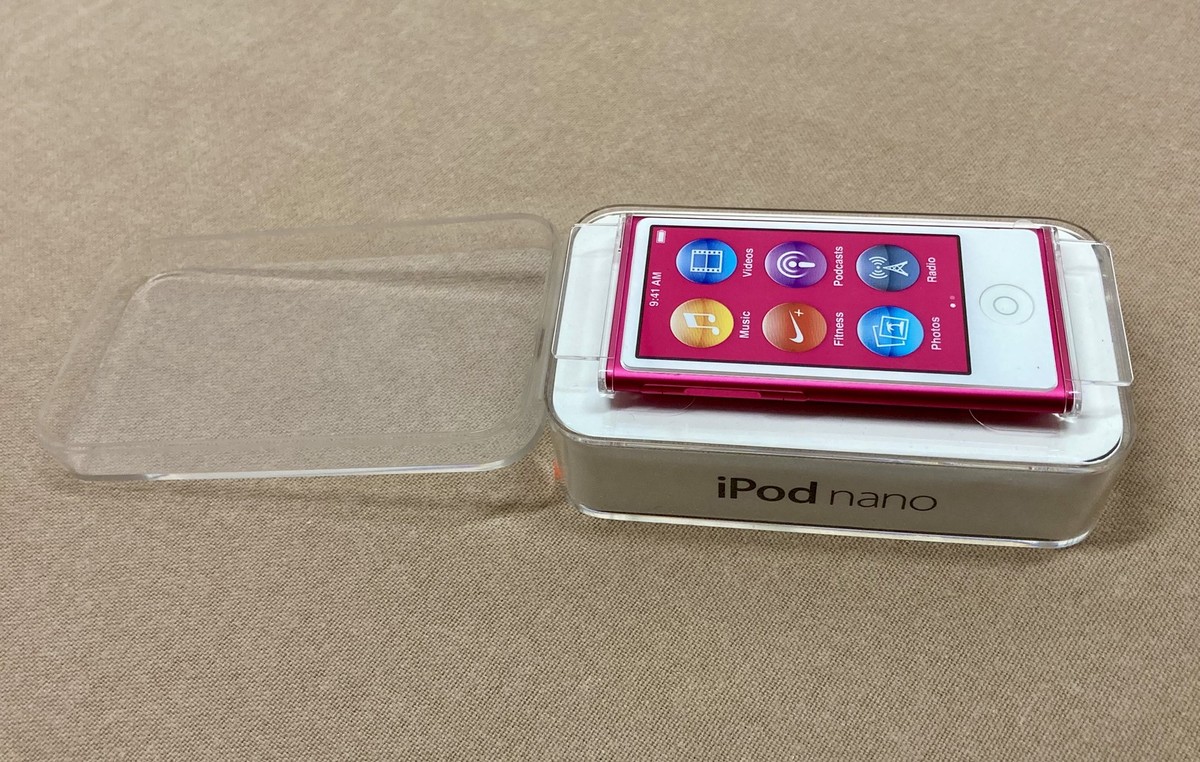 Apple iPod Nano Pink 7th Gen 16GB Portable MP3 Player A1446 Open