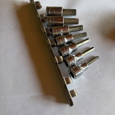 Snap-on Metric Hex Bit Socket Set 7 Pieces 4mm-10mm