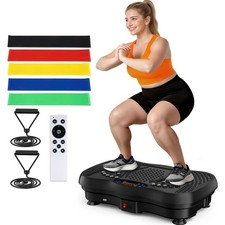 Vibration Plate Exercise Machine 130 Levels Full Body Workout Platform for