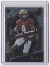 2023 Panini Select Draft Picks Unstoppable Zay Flowers Rookie Boston College