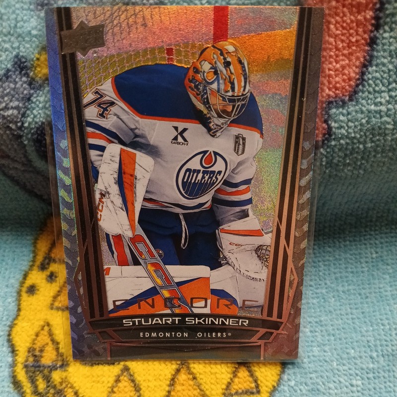 2025-26 Upper Deck Series 2 Encore E-190 Stuart Skinner Edmonton Oilers NHL