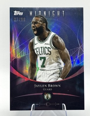 2025-26 Topps Midnight - Jaylen Brown #2 Twilight 07/99 NUMBER MATCH ☘️