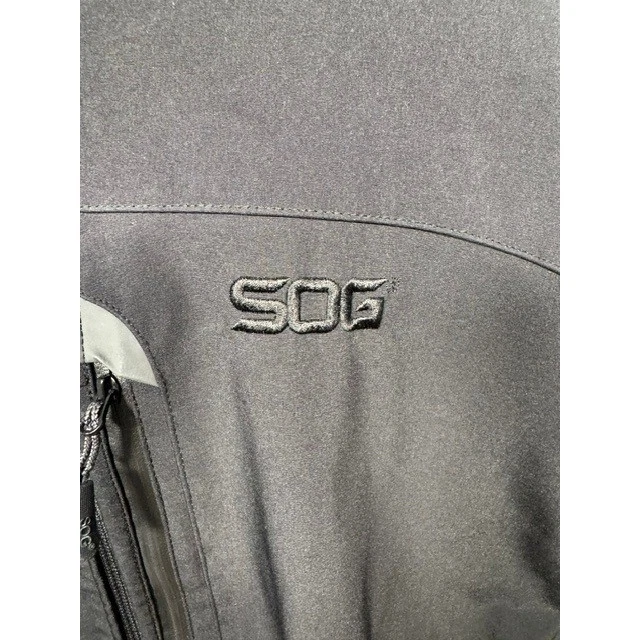SOG Tactical Softshell Jacket Men's 2XL Black Full Zip Utility Coat EUC - product detail image 3