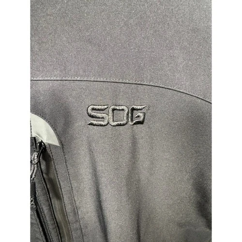 SOG Tactical Softshell Jacket Men's 2XL Black Full Zip Utility Coat EUC image 3