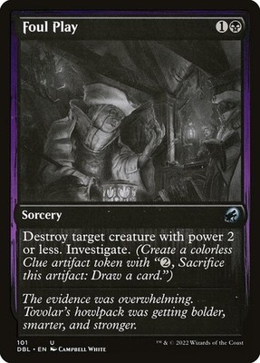 [MTG] Foul Play (101) (DBL) LP-HP