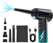 Electric Compressed Air Duster Rechargable Air Blower for Car 100000RPM Air Can