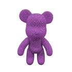 MAKE YOUR OWN Diamond Violent Bear Rhinestone DIY Vinyl Figurine Decor Craft