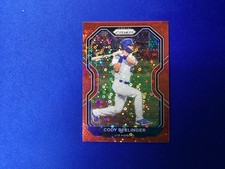 2021 Panini Prizm Tier II Red Donut Circle Prizm /99 Cody Bellinger #135