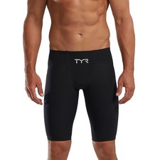 TYR Mens Venzo Solid Low Waist Jammer Swimsuit 24 Onyx