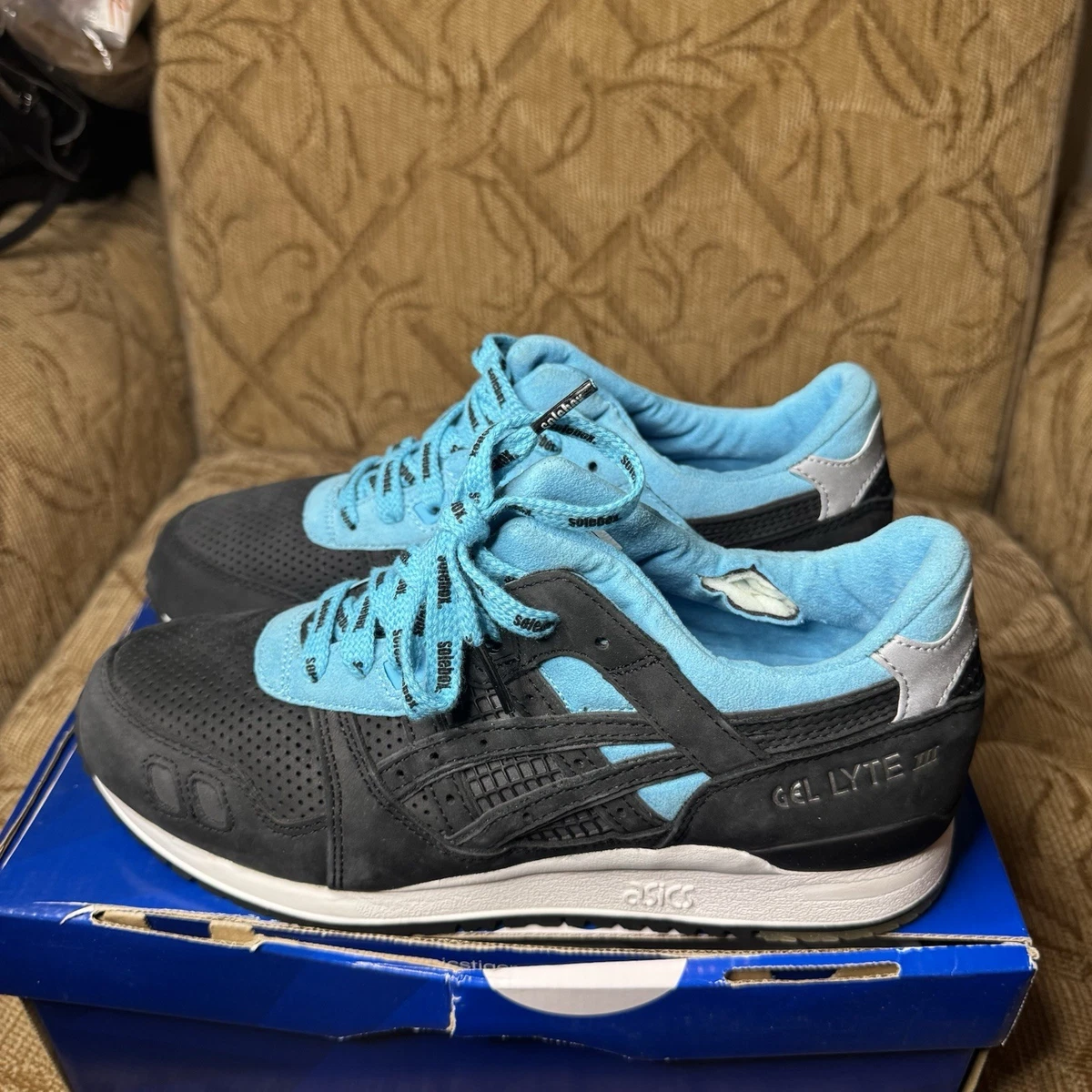 BEEアシックス Solebox x ASICS Gel Lyte 3 Blue Carpenter Bee for Sale