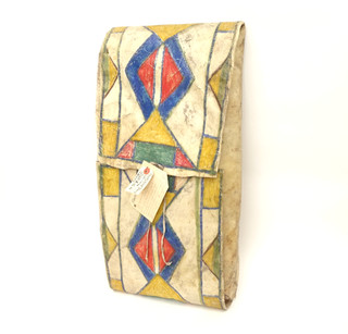 c.1900 Plateau Painted Parfleche Bag Native American Indian Nez Perce MG380