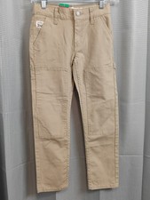 NWT Kids 502 Levi's Regular Taper Carpenter Size 8 Brown / Tan