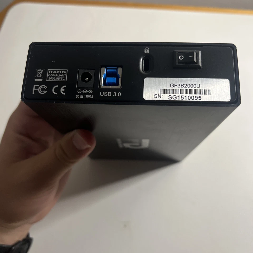 Fantom Drives 1.8TB External Hard Drive, USB & eSATA W/ Cables TESTED - Image 2 of 4