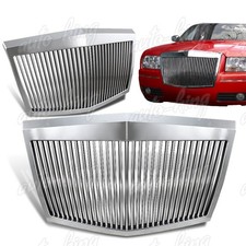 For Chrysler 300 300c Chrome Rolls Royce Phantom Style Front Hood Grille Grill