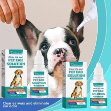 Pet Dog Ear Drops For Infections Control Yeast Itching - Ear NEW Cleaner Z9B4