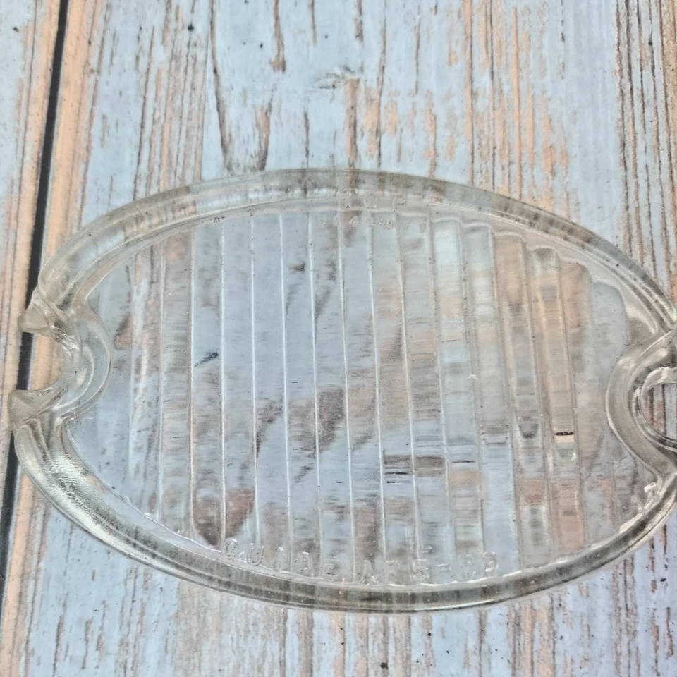 Cadillac Fleetwood 1959 4 piezas vidrio transparente guía de lente giratoria antiniebla AF5-59 RH LH OE usado Foto 4 de 4