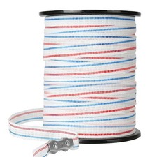 330ft Electric Livestock Fence Polytape 3/4in High Visibility 6 Tinned Cattle