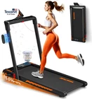Treadmill with Speaker, 6-In-1 7.5MPH Foldable Treadmill for Home with App Compa