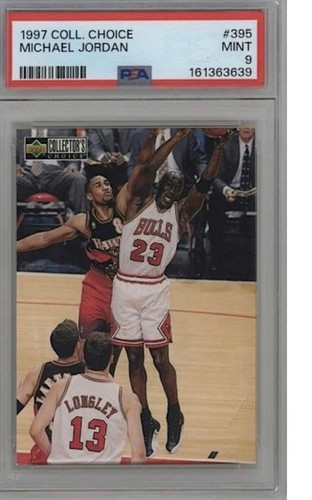 Upper Deck 1997 Collector's Choice Michael Jordan #395 Bulls PSA Graded Card