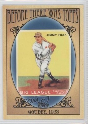 2011 Topps Before There was Topps Jimmie Foxx #BTT5 HOF 0j2