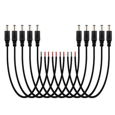 Stecker DC 2,1 mm x 5,5 mm Kabel Strom Zöpfe Adapter Fass Stecker Buchse Kabel für 