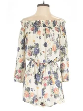 I. Joah Women Ivory Romper S