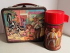 Vintage 1965 Brown Bonanza Metal Lunchbox & Thermos — photo 2