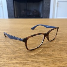 Ray-Ban RB7047 5574 Eyeglasses Tortoise Shell Blue Frames Only 54-17-140