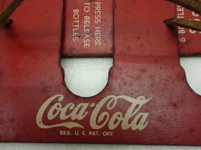 Coca-Cola 1940s Masonite 6-Bottle Carrier | eBay