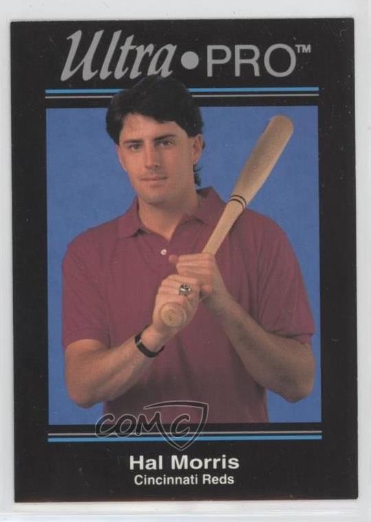 1992 Ultra-Pro Page Promos Box Topper /125000 Hal Morris #P7 12oi