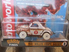 Auto World 1941 WILLYS COUPE GASSER iWHEELS Barn Finds BNiP HO SC345 Aurora AFX