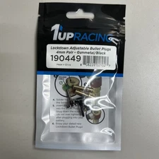 1UP Racing 190449 Lockdown Adjustable Bullet Plug Grips W/4mm Bullets