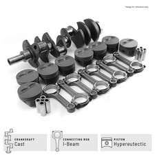 Chevy Sbc 350 3.75 383ci 2pc Rms Cast Rotating Assembly Only 4.000